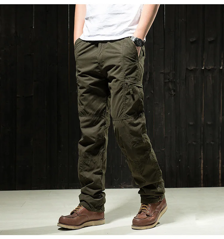 Winter Fleece Tactical Cargo Pants