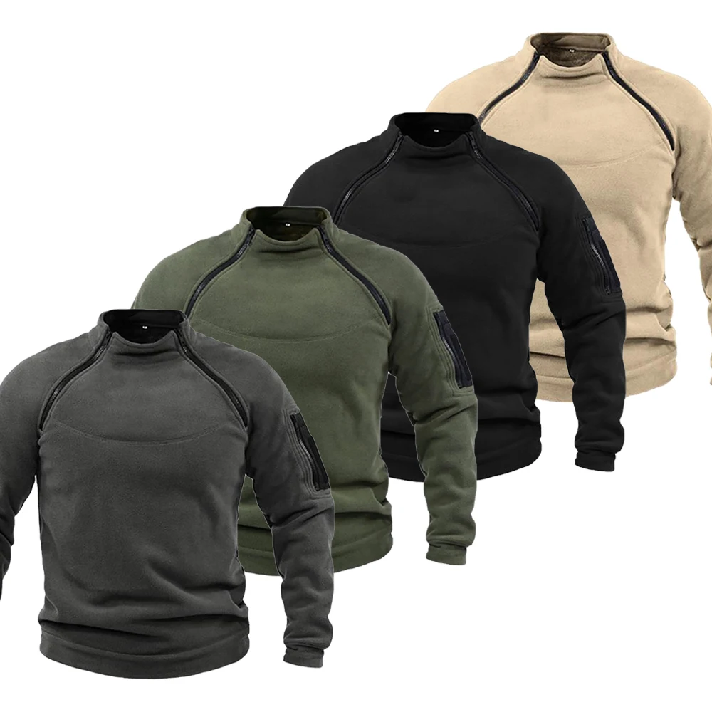 Defender Men's Tactical Fleece Pullover Jacket